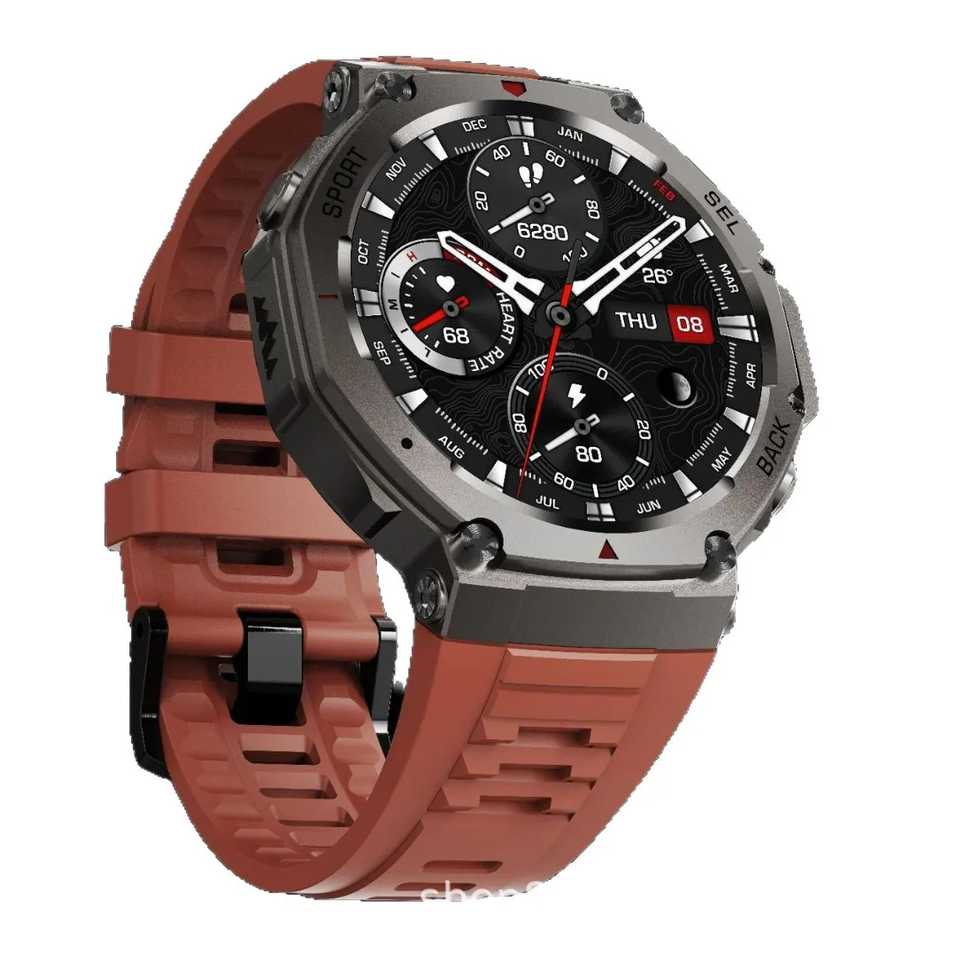 DM58 Smart Watch 5.3 Bluetooth كشف ضغط الدم والأكسجين GPS وغيرها من 5 المواقع العالمية