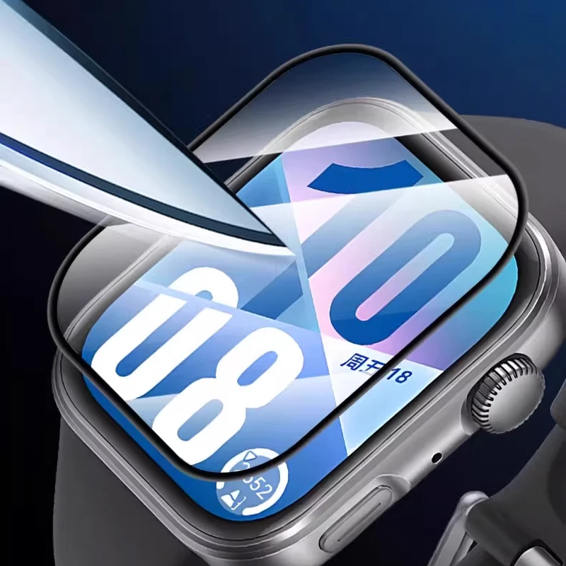 5 Pcs Tempered film For Huawei Watch fit 3 fit 4 Pro SmartWatch Screen ProtectorGlass 9D Curved Full  Cover Huawei Watch Fit4