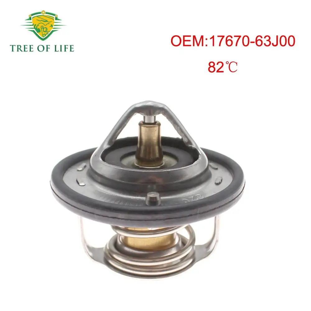 For Suzuki Grand Vitara Kizashi SX4 Swift Jimny Aerio Liana Engine Coolant Thermostat 82C 1767063J00 17670-63J00 High-quality