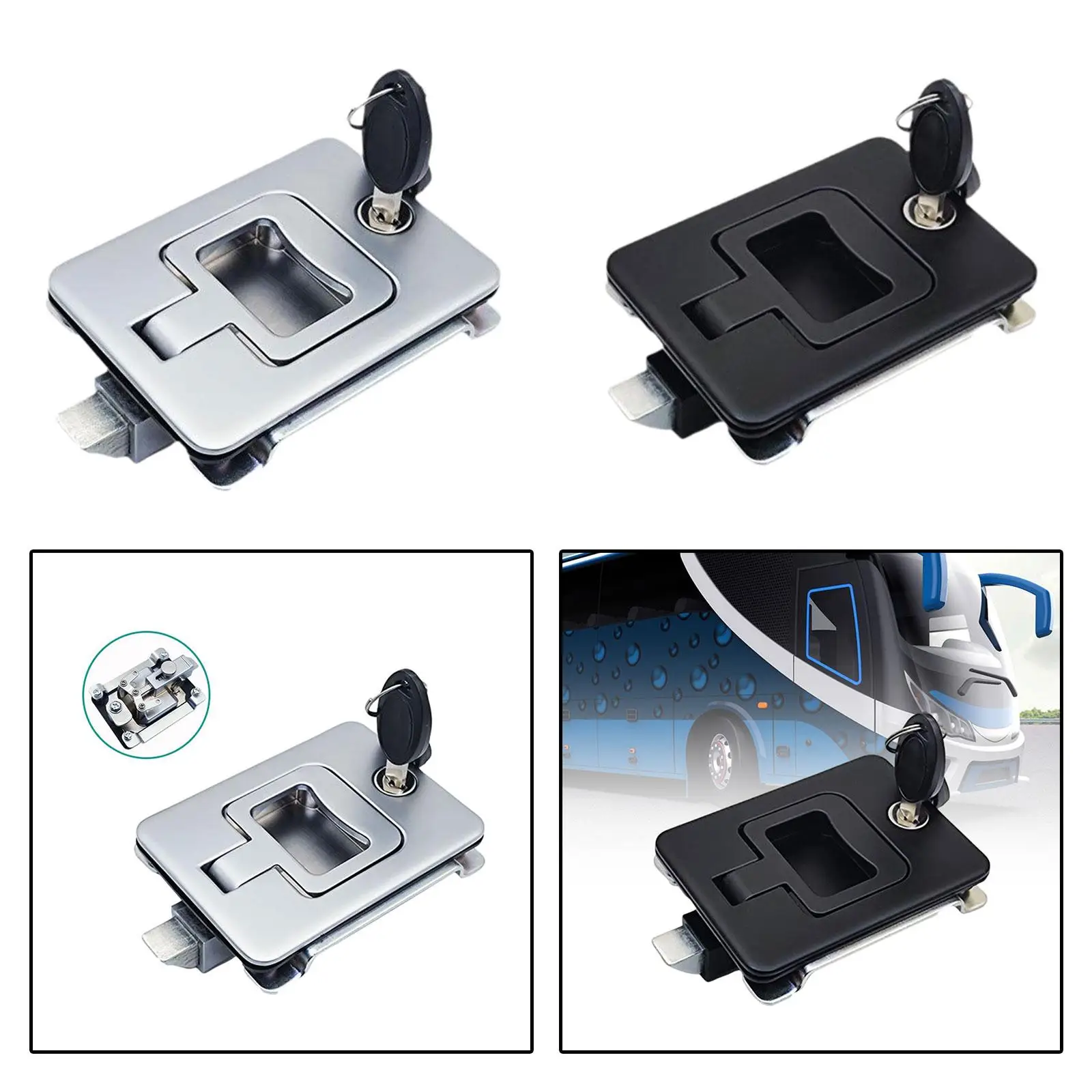 

Generic RV Cabin Door Lock Universal Easy Installation Hardware Cabinet Lock for