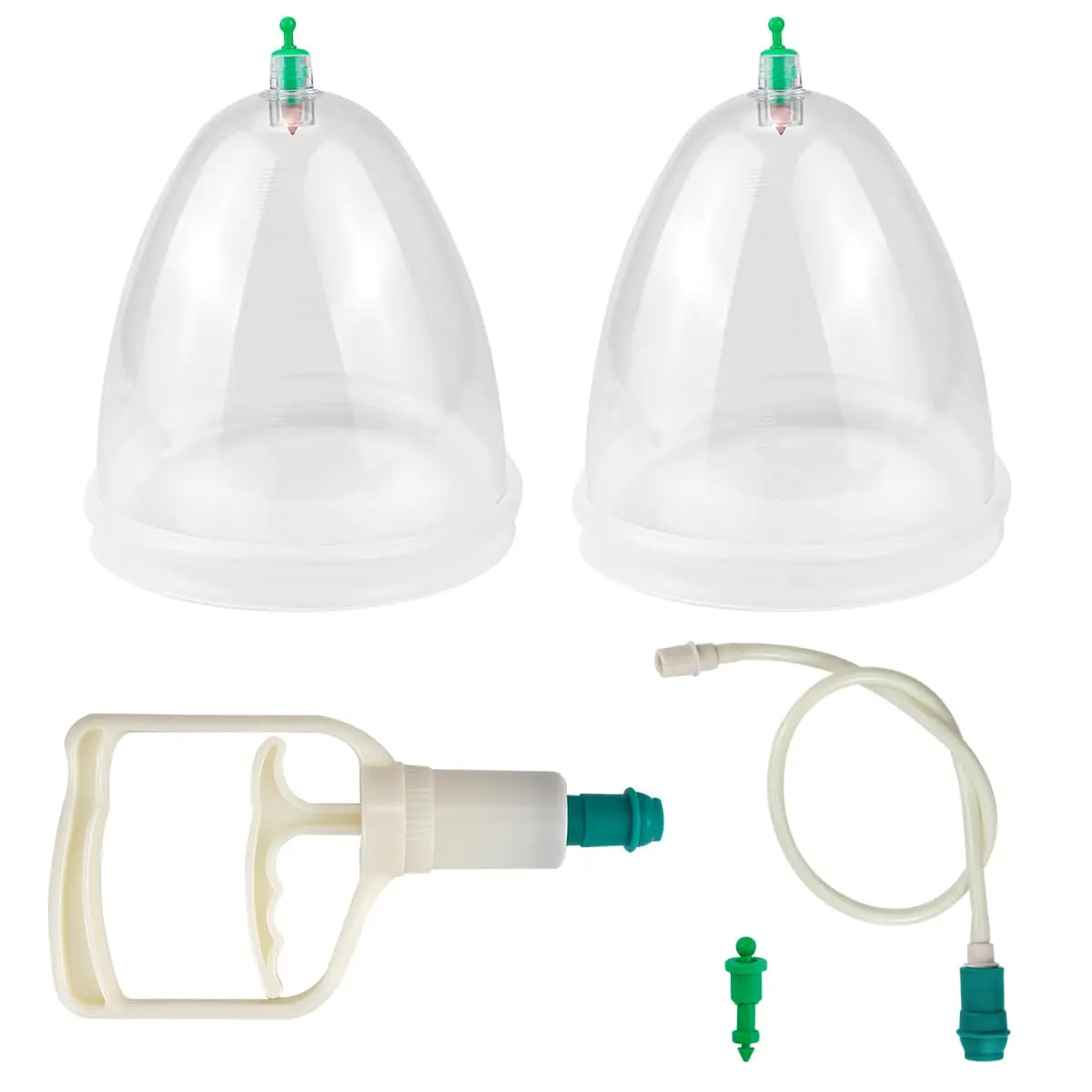 1 Set Breast Vacuum Massage Cupping Set Buttock Carry Up Body Massage Cupping Professional Chinese Massage Cups Tools