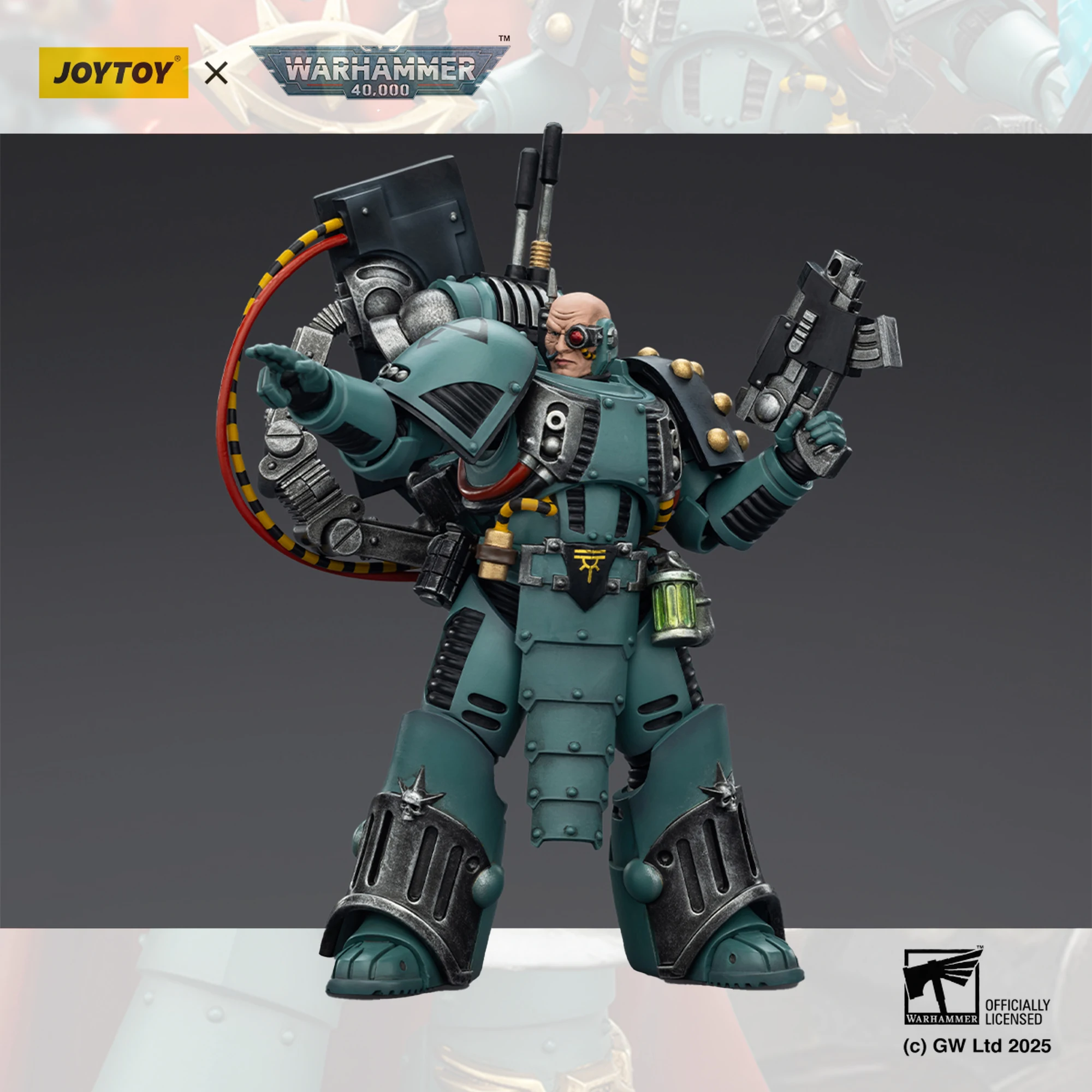 

Warhammer Sons of Horus 'Tybalt Marr' & 'Siege Breaker' Action Figure Military Toys Model Movable Dolls JOYTOY Collection