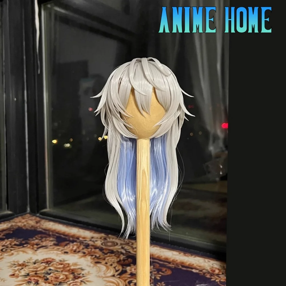 

Game Honkai: Star Rail Sunday Role Cos Handmade Silver Grey Blue Hair 1/3 1/4 1/6 BJD Hair Wig Cosplay KN Gift