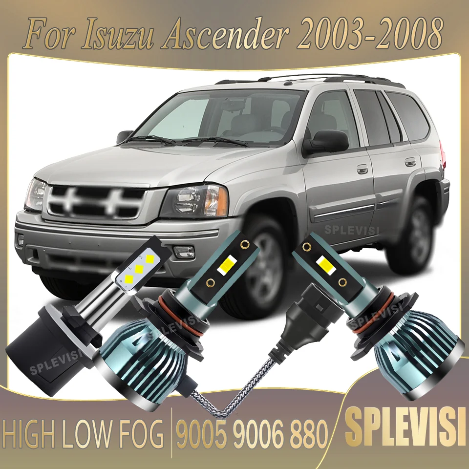 

Lifespan 60000hrs 5 year warranty Energy Saving led IP68 Headlight foglight For Isuzu Ascender 2003 2004 2005 2006 2007 2008