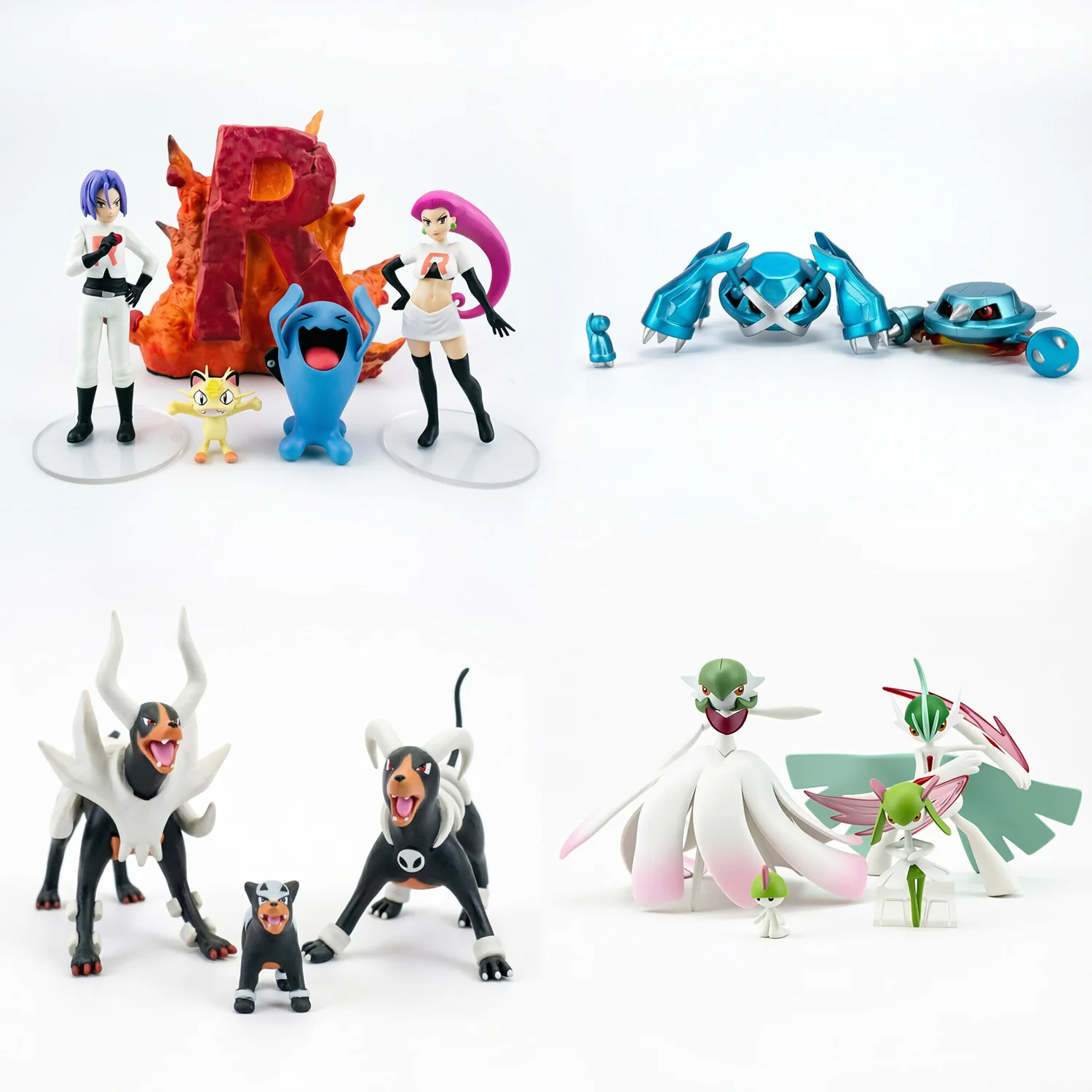 Evolution Line Poke Team Rocket Gardevoir Metagross Blaziken Anime Action Toy Figures Doll Model Colletion Toys For Fans