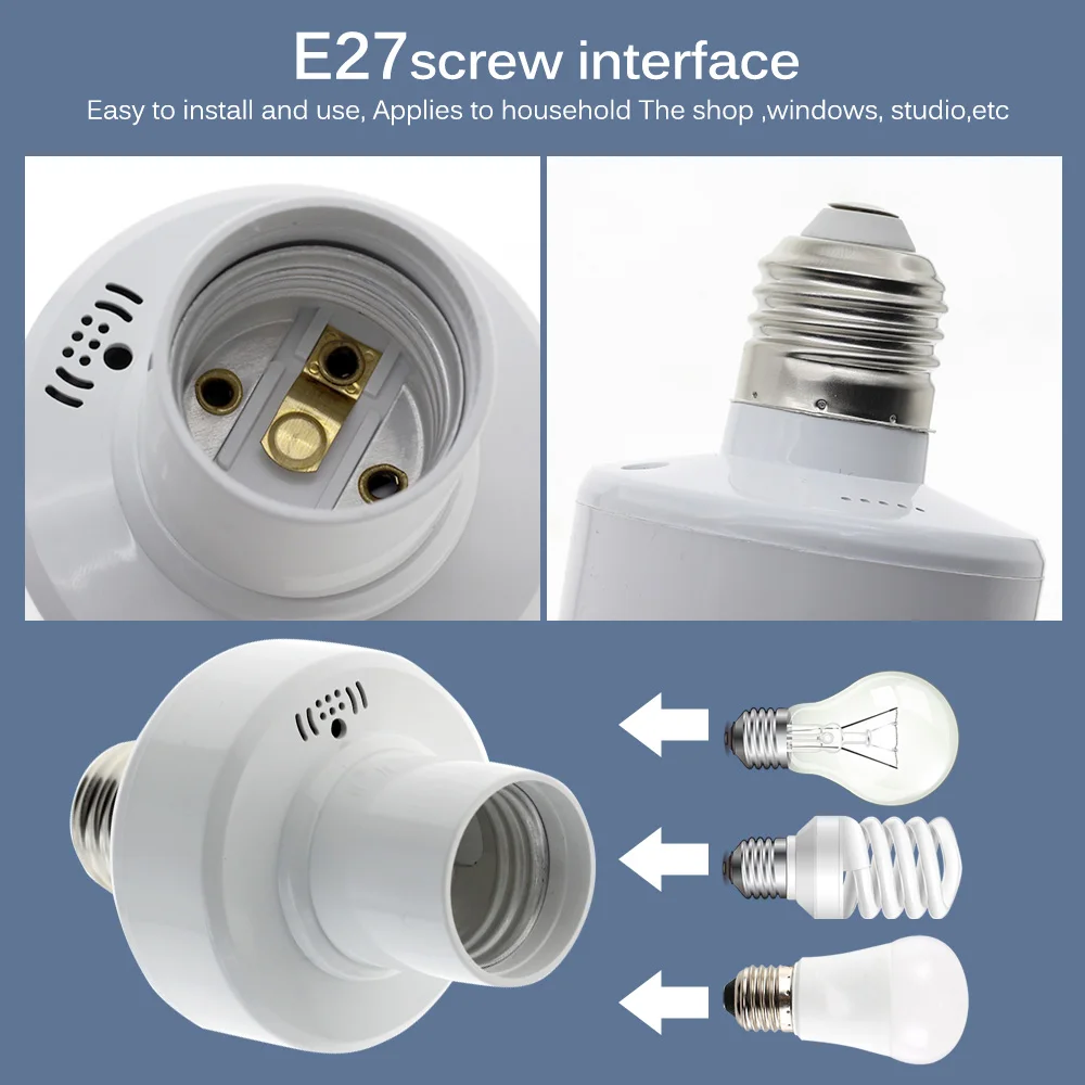 E27 bezprzewodowy pilot zdalnego sterowania podstawa lampy włącznik/wyłącznik uchwyt 15M zasięg inteligentne urządzenie RC 110V 220V