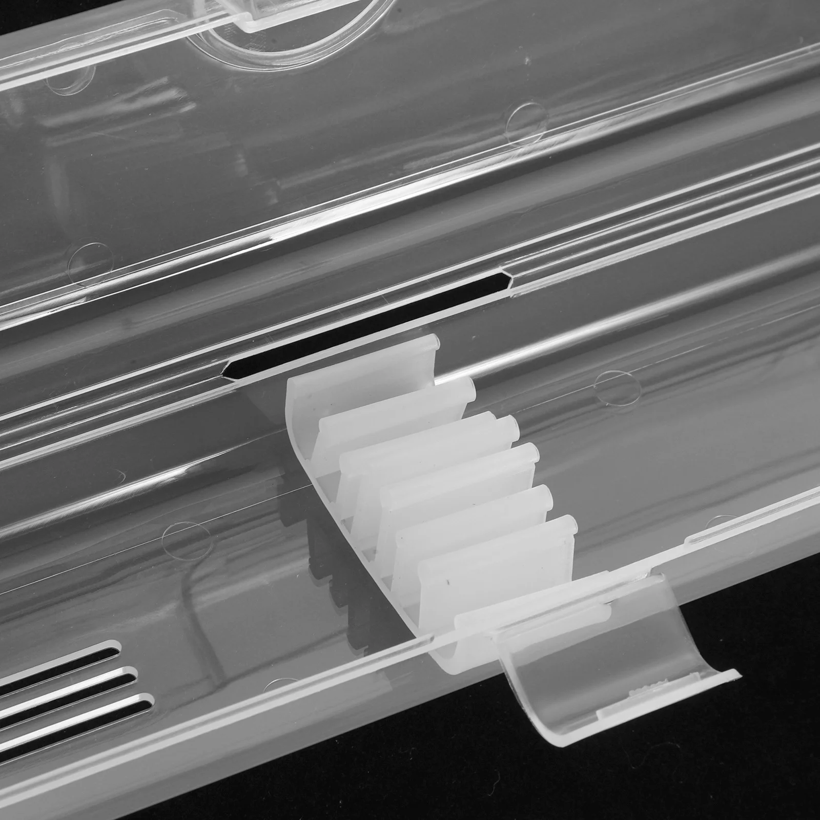 

4Pcs Transparent Drinking Straw Storage Box Plastic Carrying Case Multifunctional Organizer Travel Small Storage Coin Pill