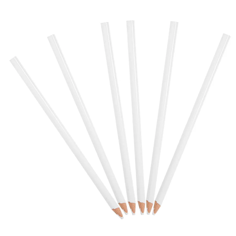 

Набор из 6 белых тканевых карандашей-маркеров для керамики, стекла, портновских работ, разметки по дереву и черчения