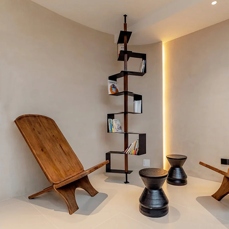 رفوف المجلات المعدنية خزائن غرفة المعيشة وحدة التحكم بار Curio الرف خزائن غرفة المعيشة الزاوية الشمال فيترينا الأثاث العصري