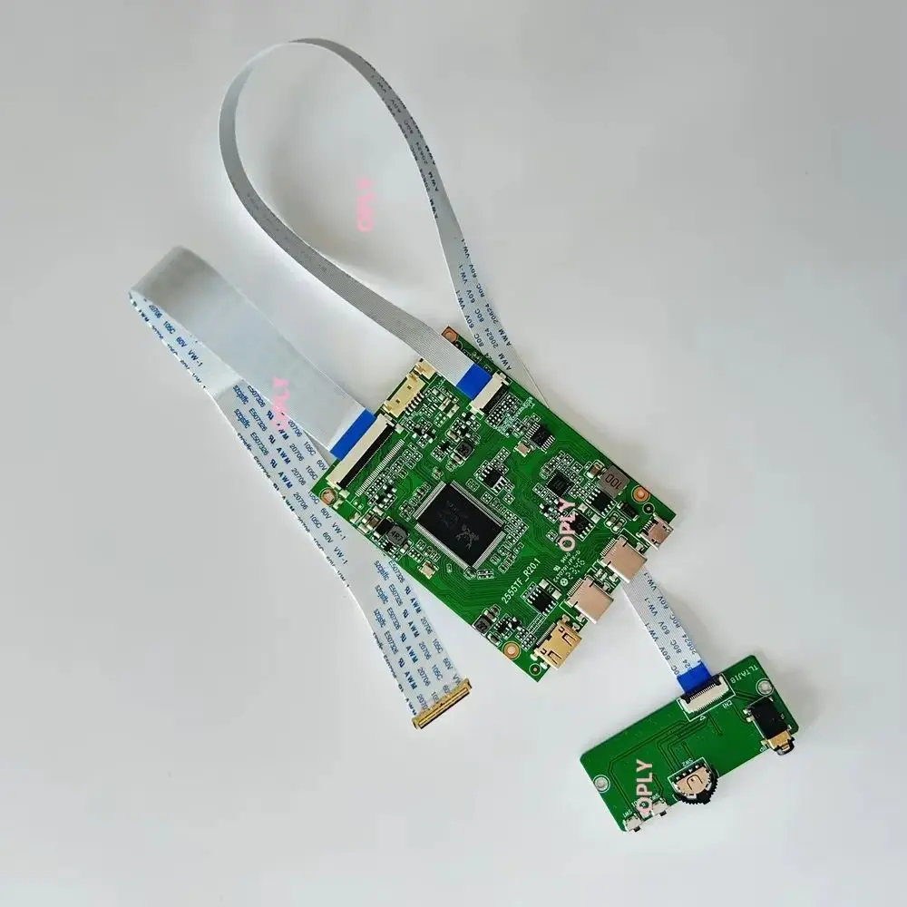 

Плата контроллера 2 TYPE C Mini HDMI-совместимая для N140HGA-EA1 14 дюймов 1920 × 1080 EDP светодиодный экран DIY