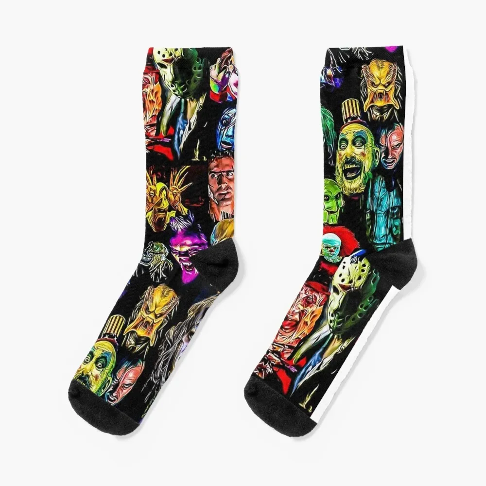 

Horror movie Socks Heating sock Run christmas gifts Mens Socks Women's