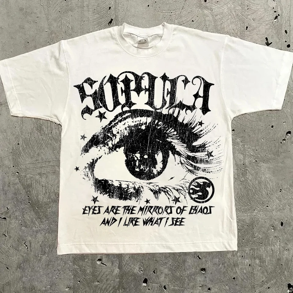 Camisetas con gráfico de letras Harajuku tops Y2k para hombre mujer alta calle talla grande Pro Choice streetwear vintage 3