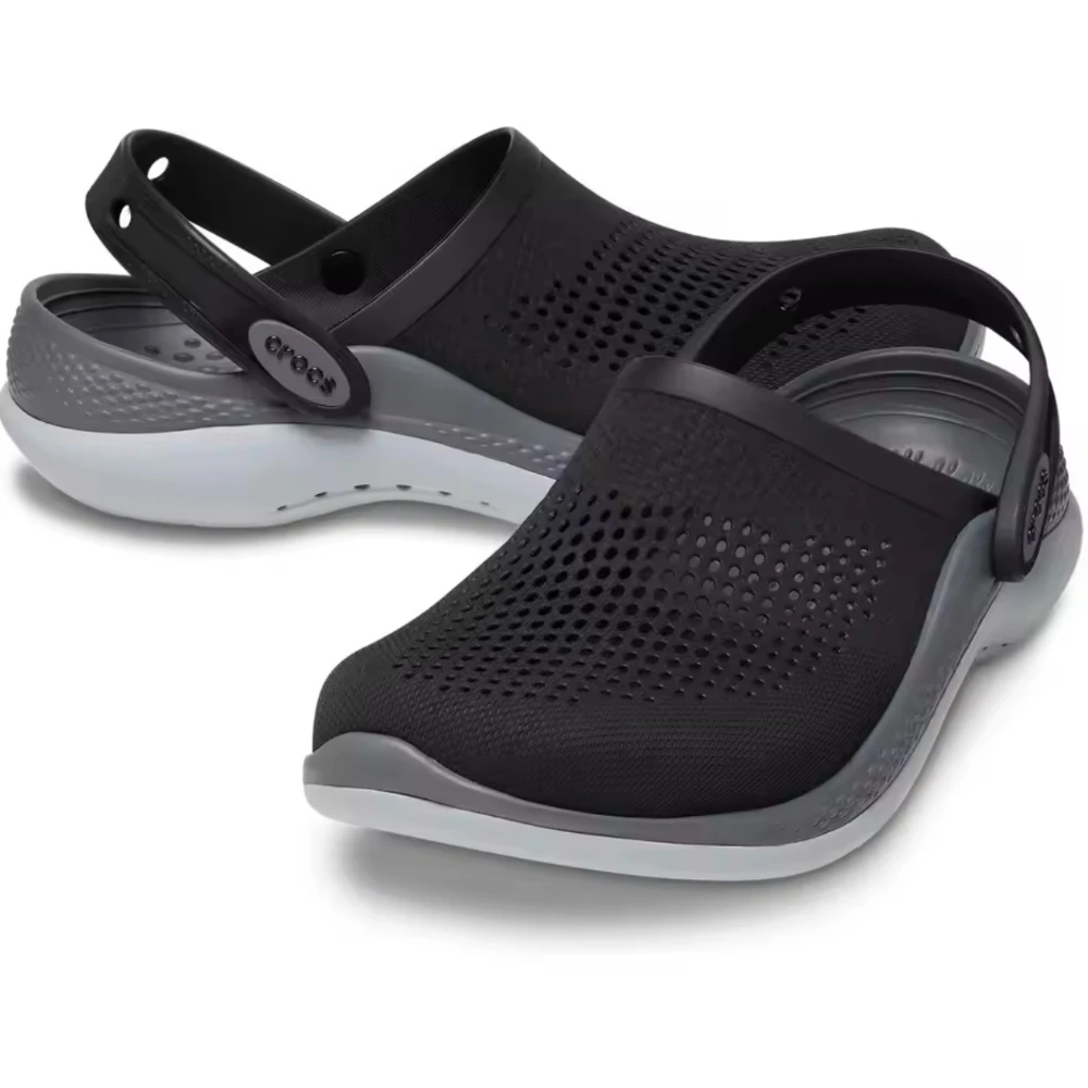 Crocs รองเท้าอุดตัน LiteRide 360 สําหรับผู้ชายและผู้หญิง 206708   ฤดูร้อนใหม่รองเท้าแตะชายหาดผู้ชายและผู้หญิงที่สะดวกสบายและระบายอากาศได้