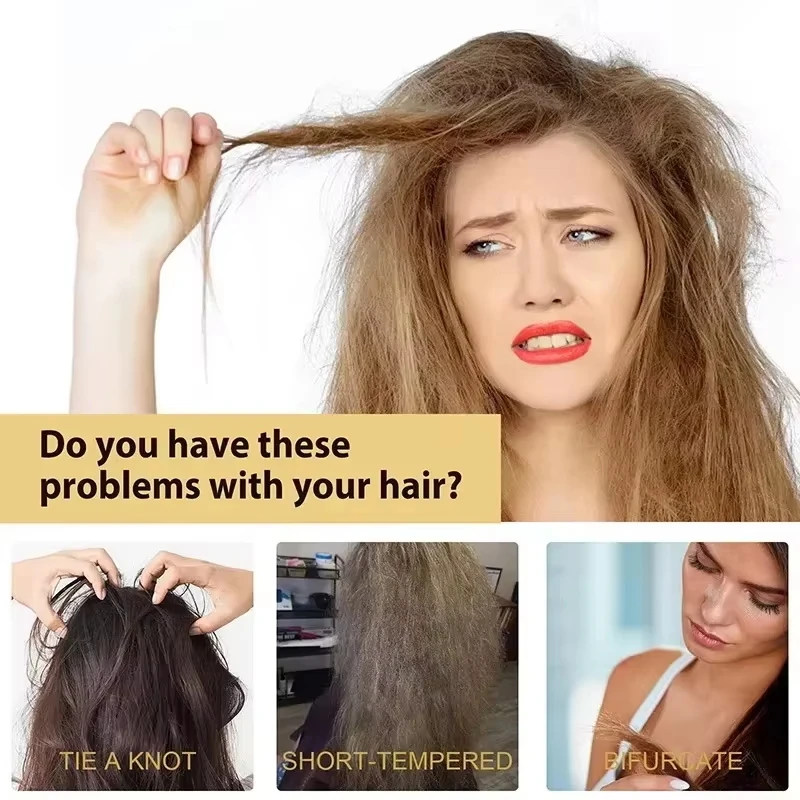 

Magical Keratin Hair Mask 5 Seconds Repair Damaged Frizzy Hair Soft Smooth Shiny Nutrition Deep Moisturize Nourishing Hair Care