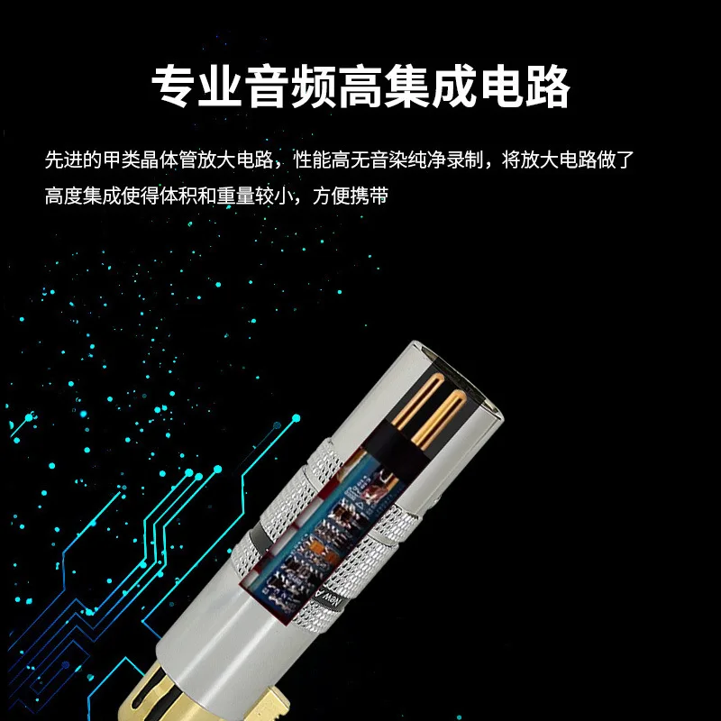 Dez itens TLF Xtuga 2024 Novidades Pré-amplificador de microfone em linha para microfones de fita dinâmicos e passivos Pré-amplificador