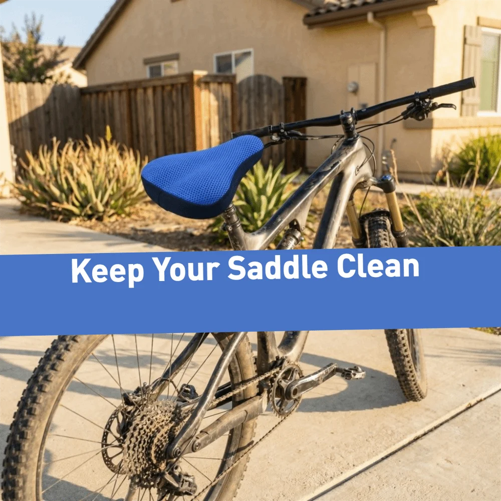 

4 шт. дышащие сетчатые чехлы для велосипедных сидений из 3D-ткани, 20x23 см, портативные, легко устанавливаемые, чехлы для велосипедных подушек