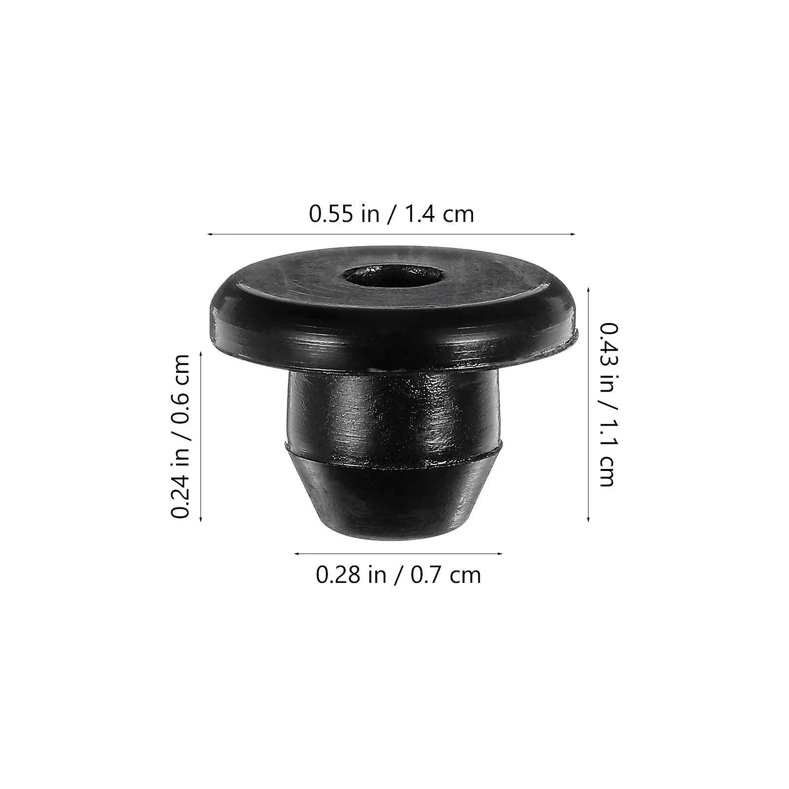 5Pcs Rubber Oil Filler Plugs Floor Jack Repair Kit Hydraulic Filler Bung for Horizontal Bottle Jack Sealing Oil Hole Plugs