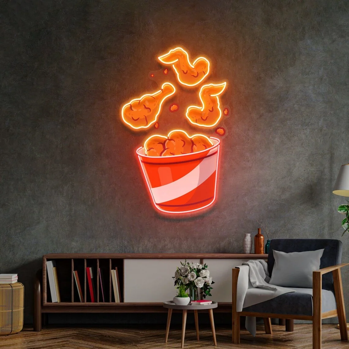

Fried Chicken Neon Sign Street Fried Chicken Sign