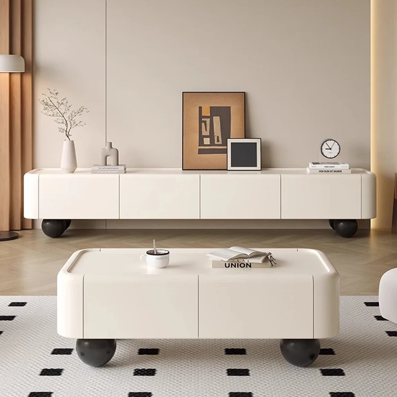 

Modern Trendy Tv Table Storage Luxury Aesthetic Glamour TV Stand Drawers Unique Muebles De Salon Tv Living Room Furniture