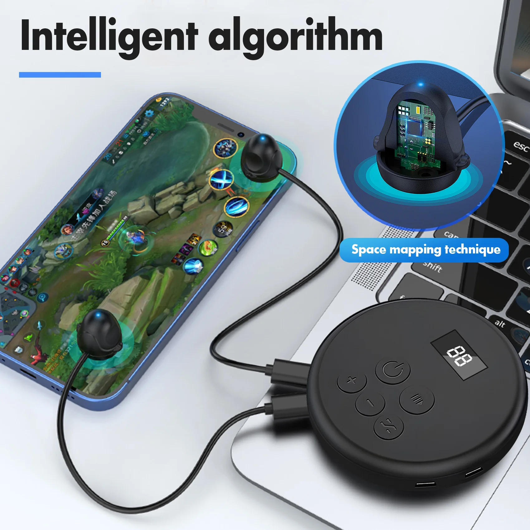 N93R Mobile Phone Screen Auto-Clicker Mute Connection Device Physical Simulation Finger Click Device Screen Auto Clicker