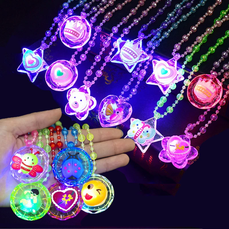 10/20PCS Growing Necklace Pendant Gift Kids Birthday Party Gift Christmas Halloween Party Favor Guests Giveaways Children Pinata