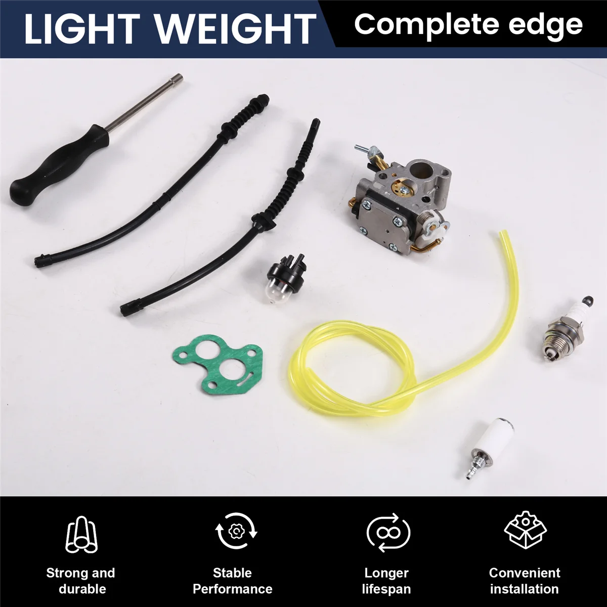 

AA98 Carburetor Set for 435 435E 440 440E Jonsered 410 CS2240 506450501 Chainsaw Chain Saw Accessories