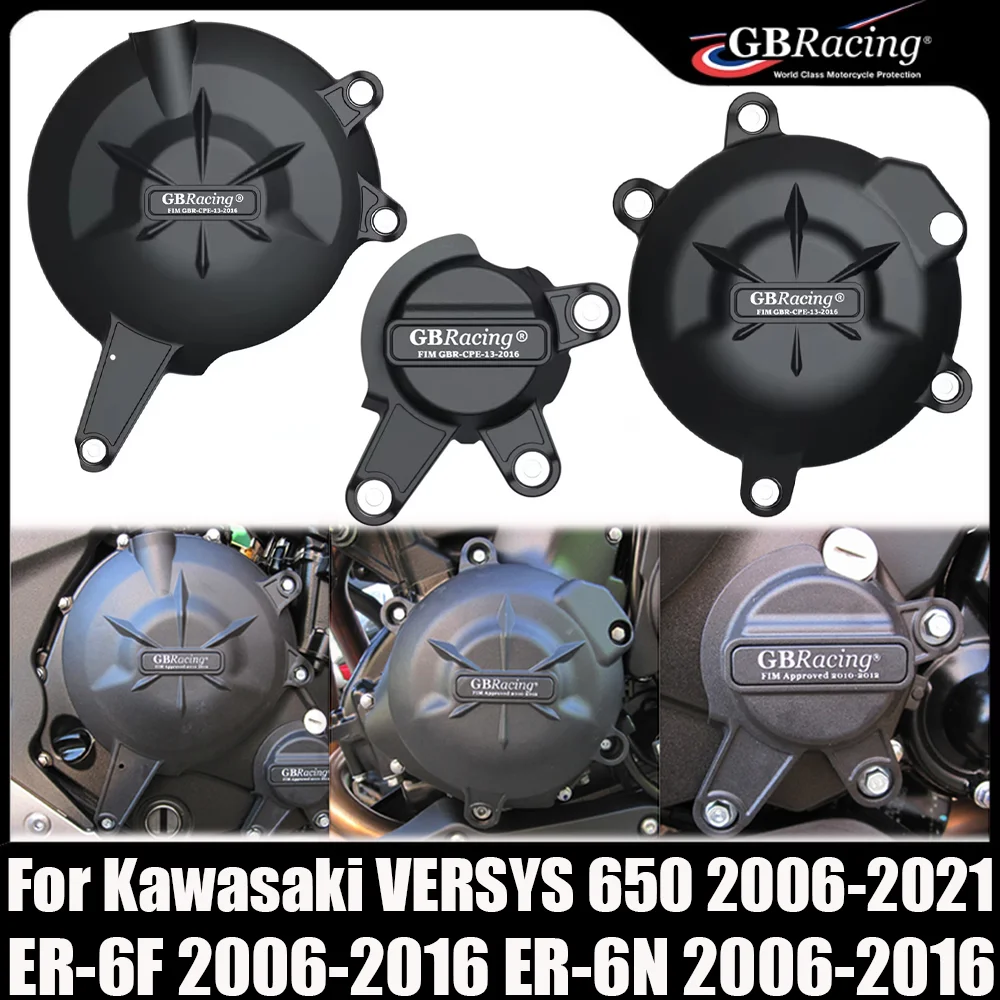 

GBRacing For Kawasaki VERSYS 650 2006-2021 ER-6F ER-6N 2006-2016 Motorcycles Engines Protection Cover