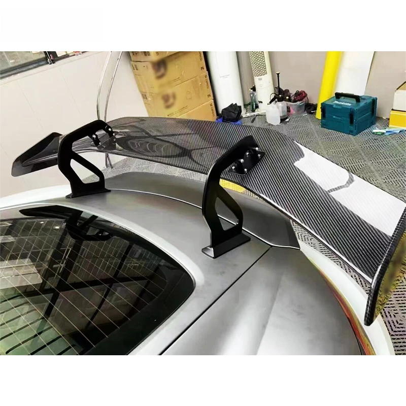 2016-2024 RS Carbon Fiber Spoiler for 718 Boxster Cayman Wet Carbon Tape Screw 4