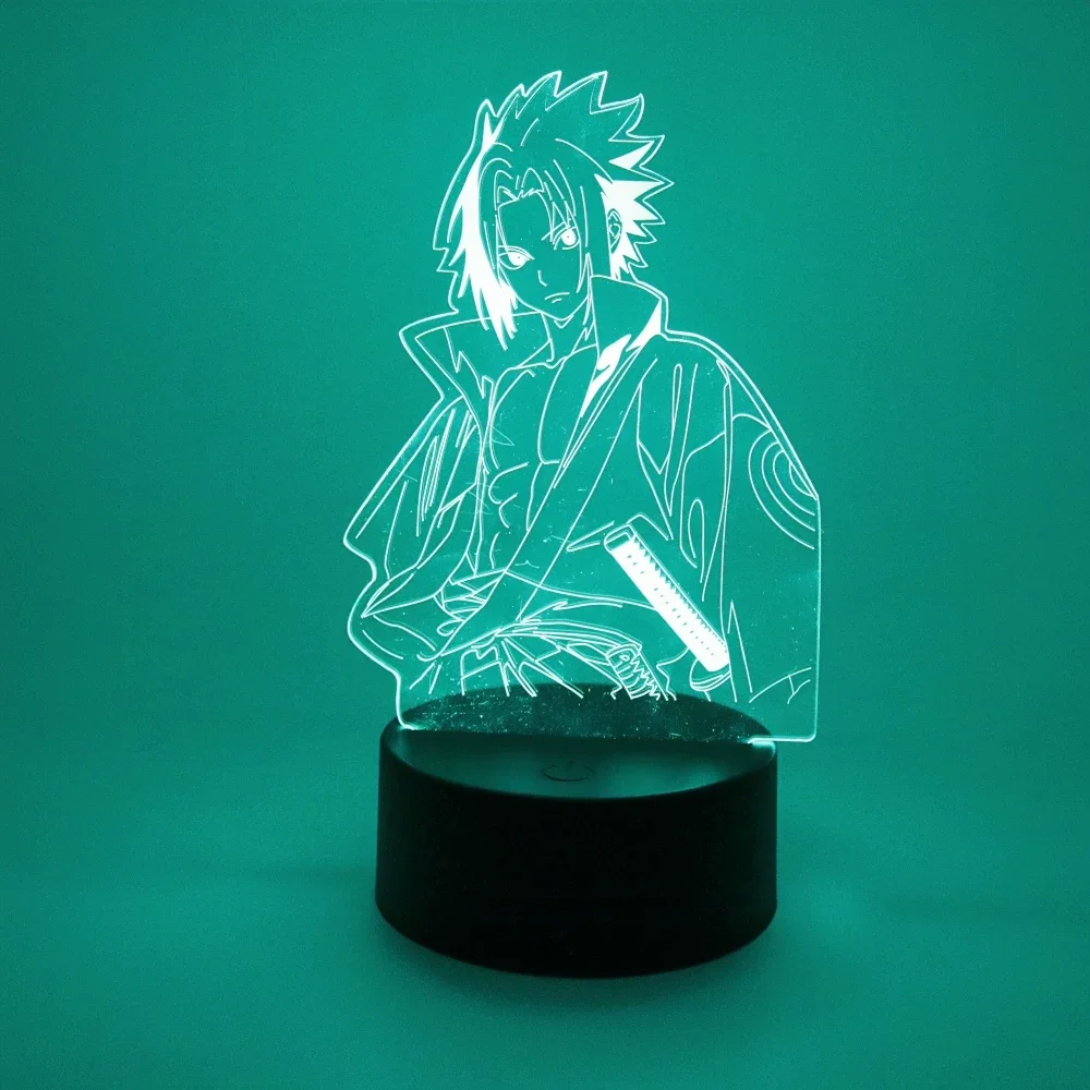Anime Uchiha Sasuke Led Touch Lamp Rgb Quarto Decoratie Thuis Nachtverlichting Luces Decorativas Cool Stuff voor Kamer Omgevingslicht