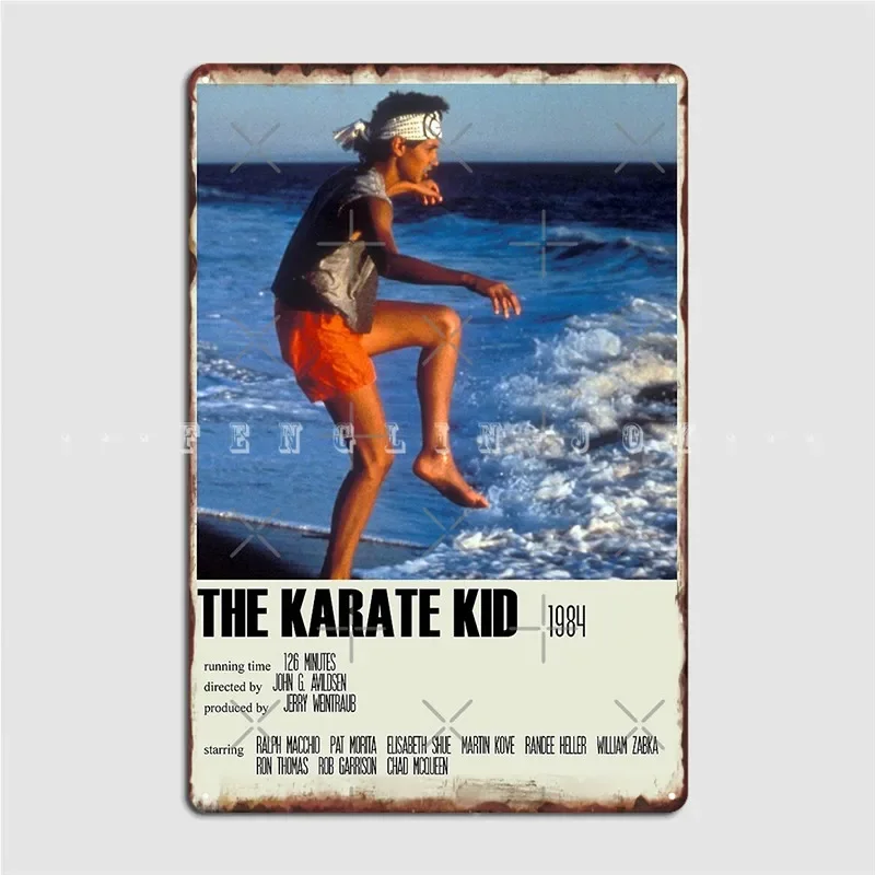 الكاراتيه كيد 1984 الفن البديل فيلم لوحة معدنية ملصق سينما المطبخ حفلة مخصص ملصق تين تسجيل ملصق #1