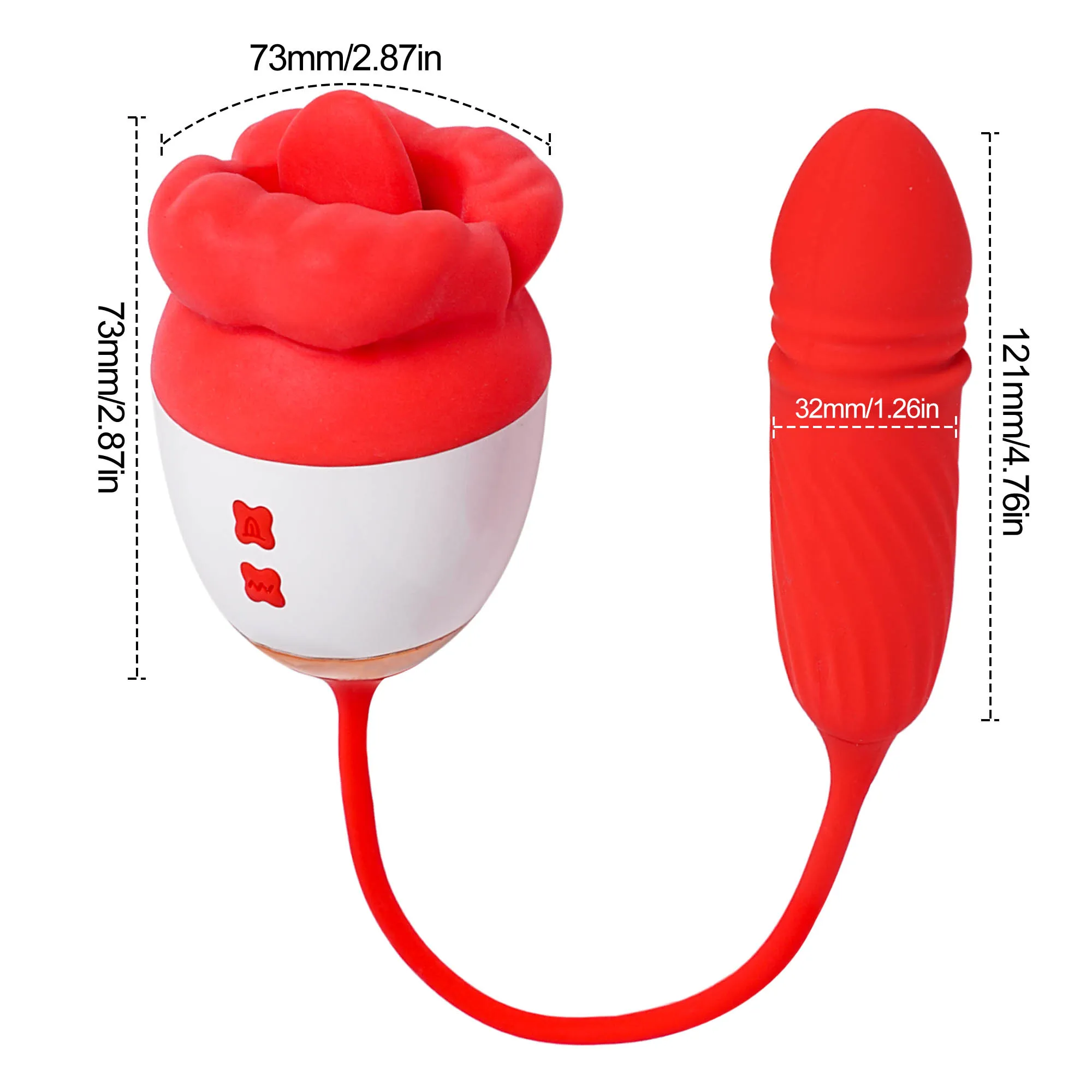 10段階速度調整可能なクリトリス吸引刺激ディルド、乳首・膣・舌なめバイブレーターマッサージ器、オナニーグッズ、男女兼用セックストイ