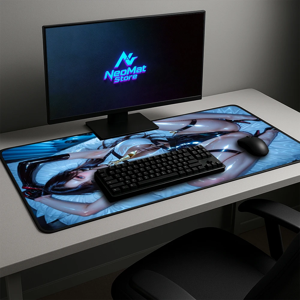 허벅지 패드 가슴 마우스 패드 섹시 컴퓨터 패드 섹시 마우스패드 헨타이 큰 가슴 마우스 매트 XXL 유혹적인 책상 액세서리 1000x500