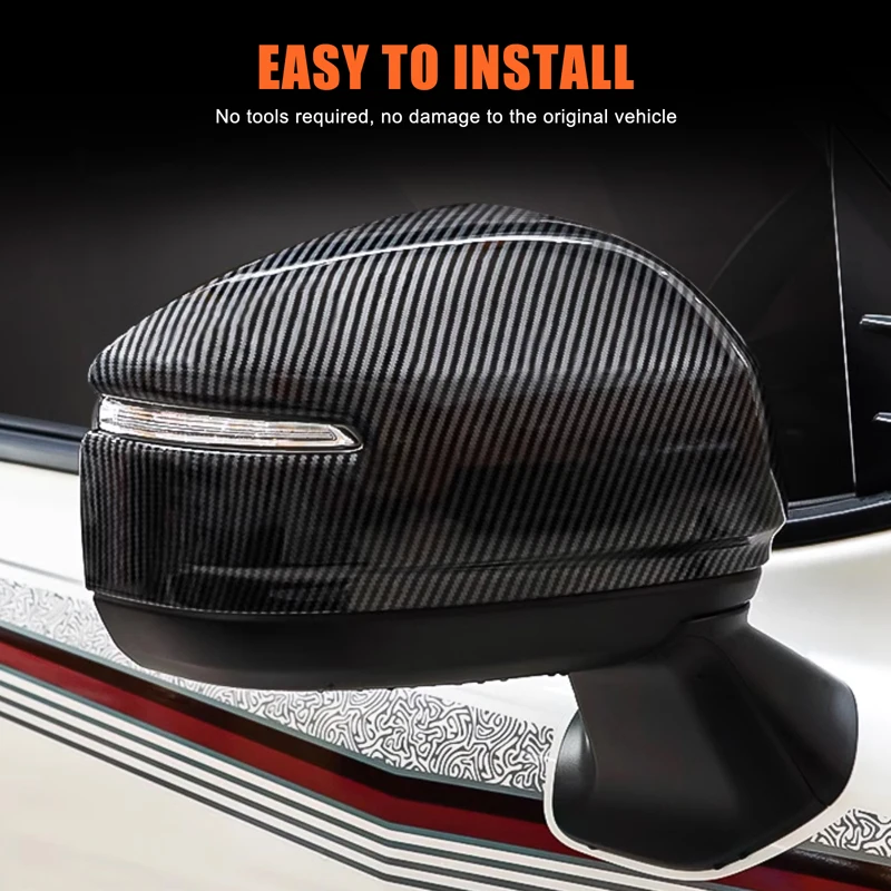 

For Toyota Land Cruiser Prado LC300 J300 2023 ABS Car Rearview Mirror Protector Cover Trim Sticker Car Accessories