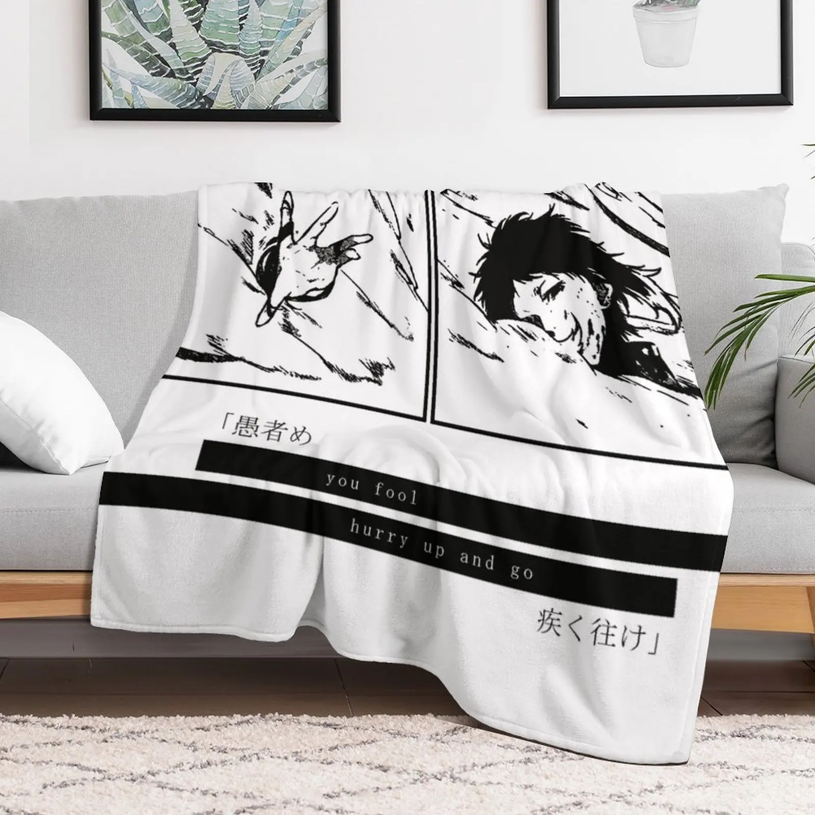 Shin Soukoku Throw Blanket Luxury Thicken manga sofa bed Heavy Blankets