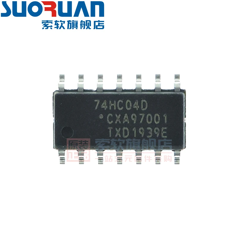 Free shipping    74HC04D SOP14   IC     10PCS