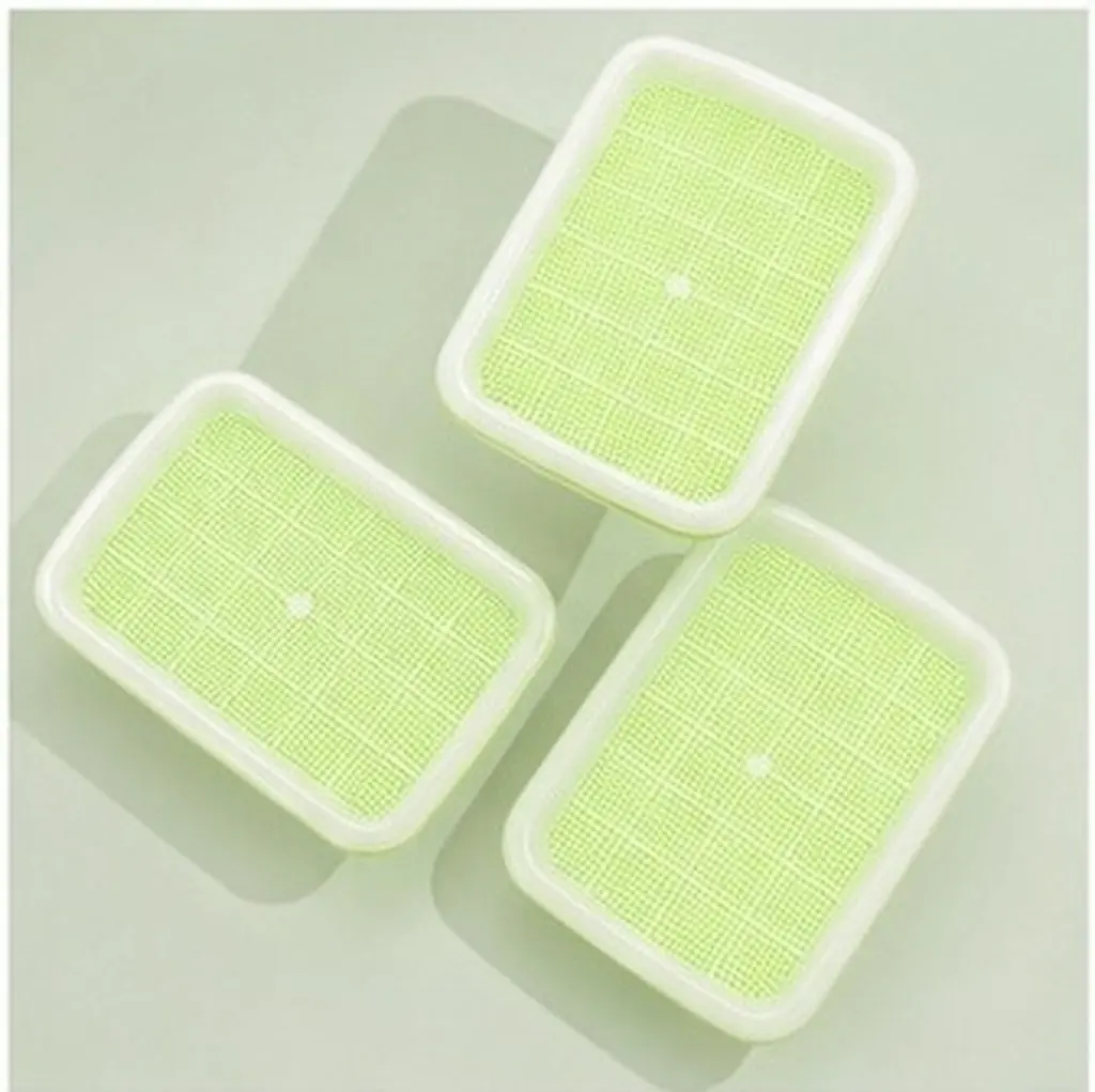 3pcs Hydroponic Germination Tray – Corrosion-Resistant Soilless Growing Tray for Indoor/Outdoor Vegetable Sprouting