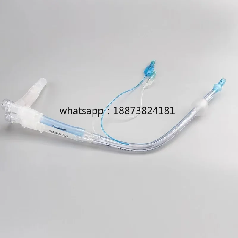 Double Lumen Endobronchial Tube Disposable Medical Surgical Consumable Endobronchial Medical Grade PVC Left / Right Tube