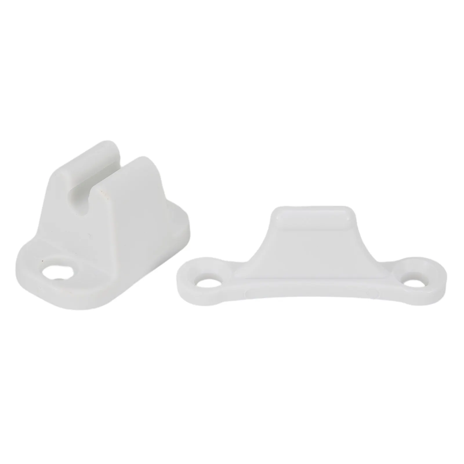 Door Retainer Kit White Plastic T Shape Main Door Catch Retainer Holder CDR7 For Caravan Or Motorhome Auto Parts Accessory