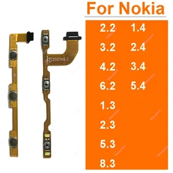 Volume Power Flex Cable For Nokia 2.2 3.2 4.2 6.2 1.3 2.3 5.3 8.3 1.4 2.4 3.4 5.4 Power Volume Side Button Flex Ribbon Parts