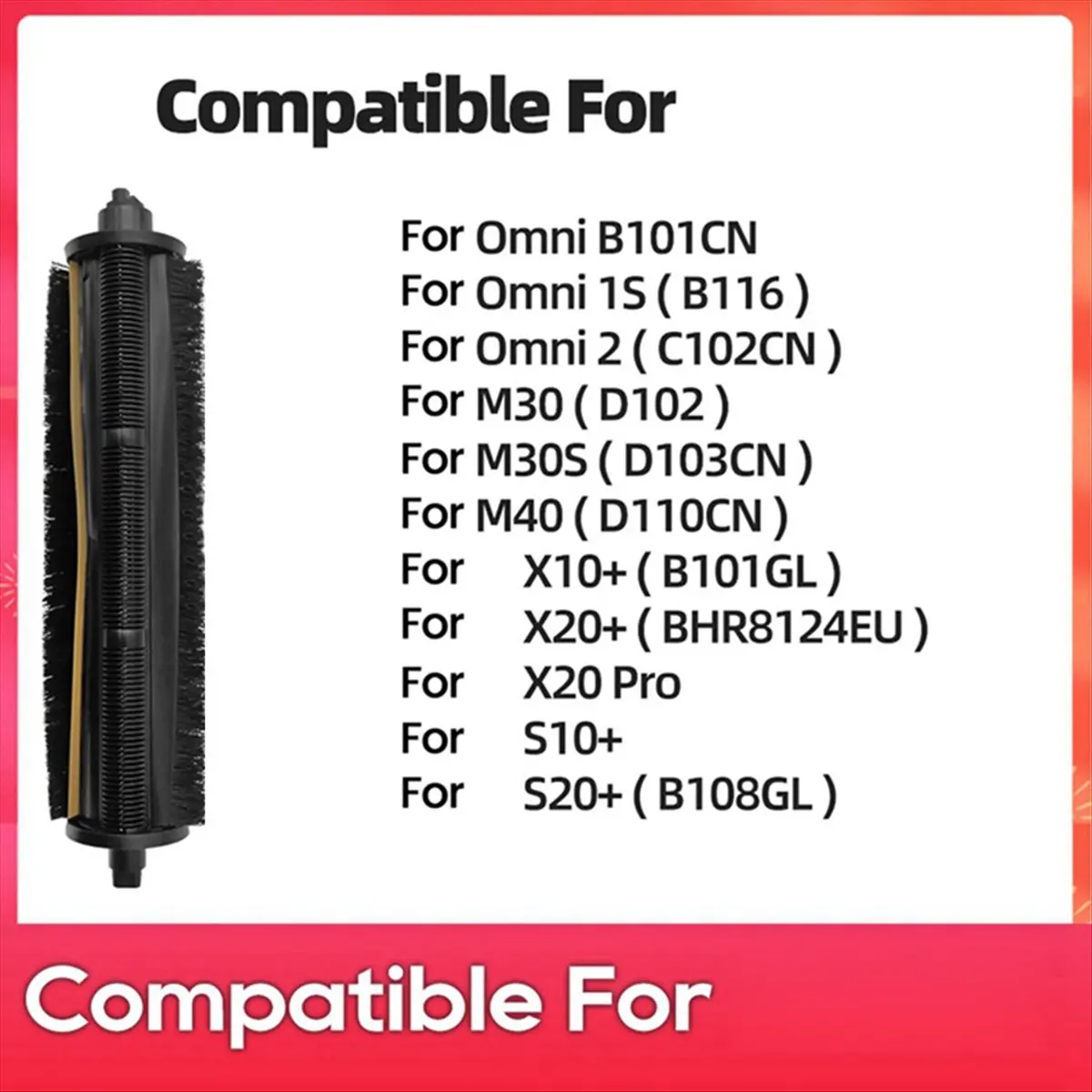 N14R Top Suitable for M40 / D110CN Accessories Main Brush Roller Brush Cutting Brush Replacement Parts