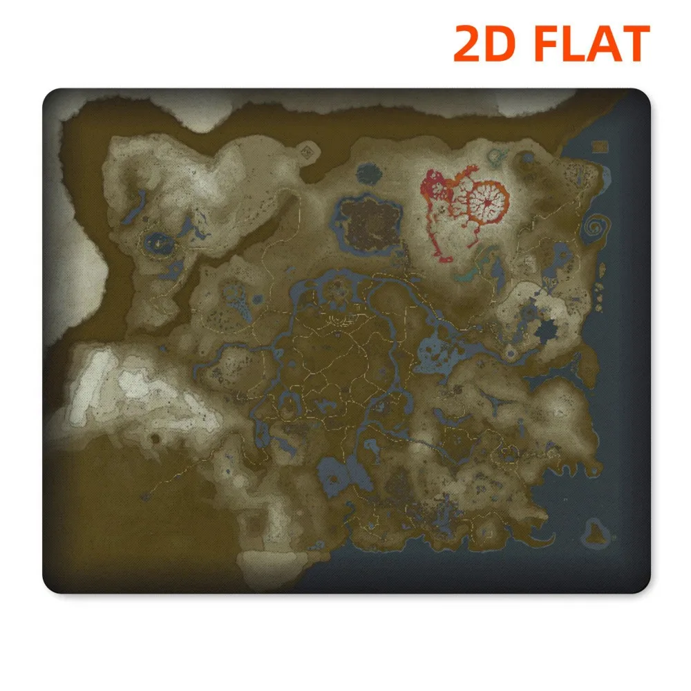 

1pc Fantasy Map Adventure XXL Mouse Pad, Game World Desk Mat, Non-Slip Rubber Base, Gaming Setup