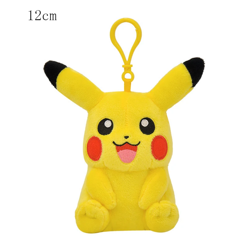 Pikachu Plüss keychain Gúnyrajz toys charmander psyduck squirtle snorlax  Babaarcú de nem okos nő gyerekeknek kawai Gyermek- Adomány 12cm