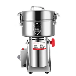 Commercial Electric 2500g Spice Grinder Ceramic Blade Plastic Housing for Outdoor Use Mixer and Coffee Grinder Machine