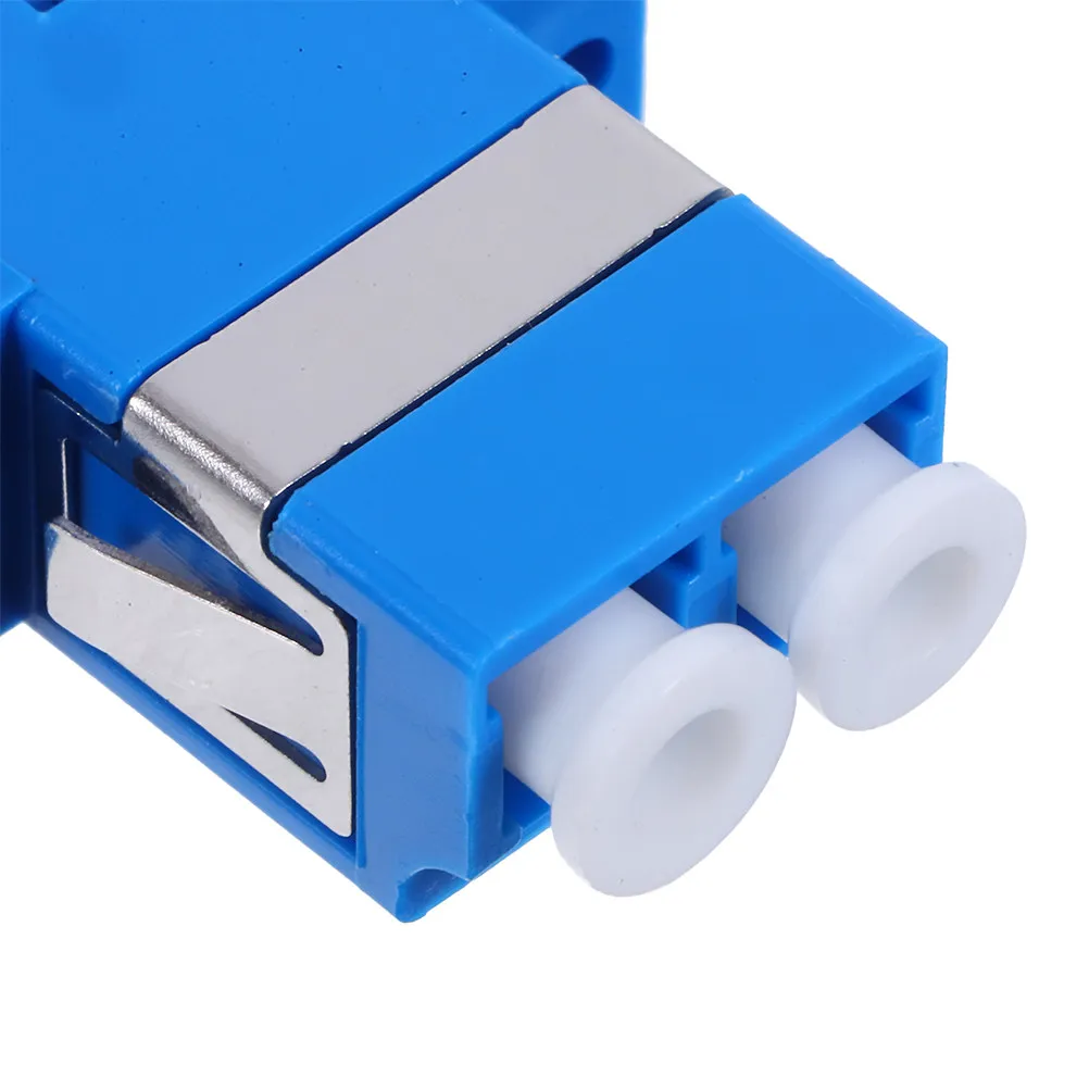 10Pcs Lc Fiber Adapter for Network Lc Duplex Compatibility Compact Space-Saving Design for Telecommunication Patch Panel Server