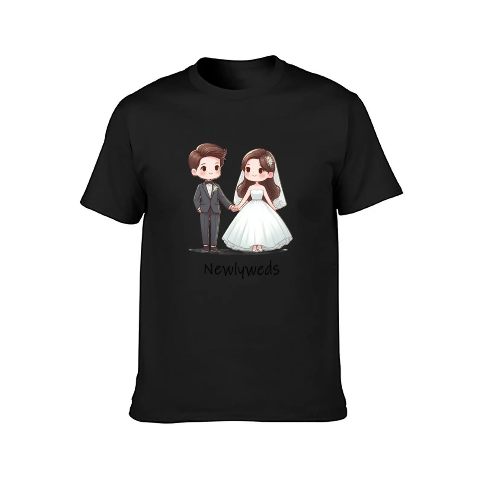 Newlyweds T-Shirt vintage plus sizes customs design your own mens t shirt graphic