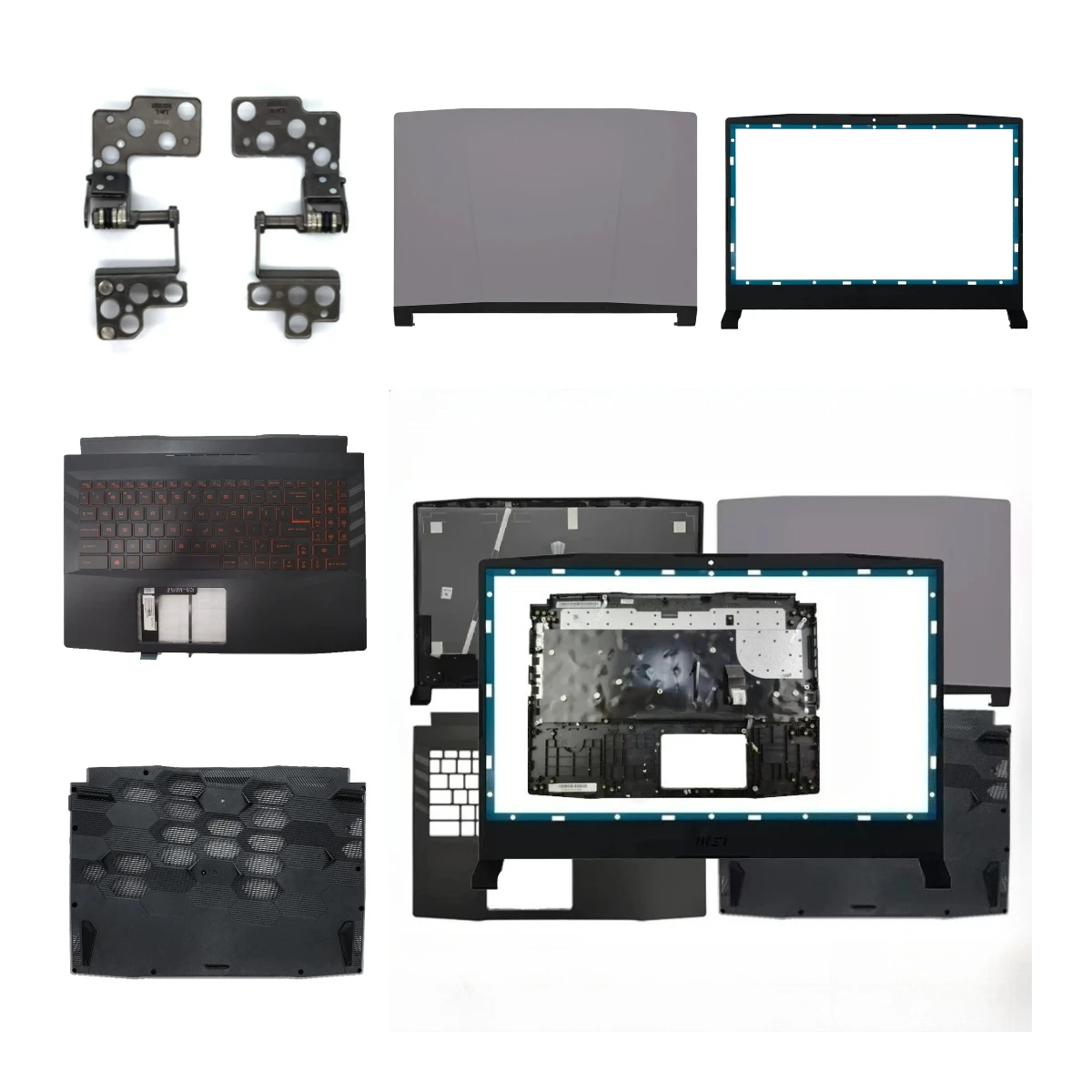 スターウォーズ-ms-1581-1582-1583-gl66-ラップトップ-lcd-スクリーントップカバー-スクリーンフレーム-パームサポート-ボトムシェル-abcd-ヒンジに適しています。