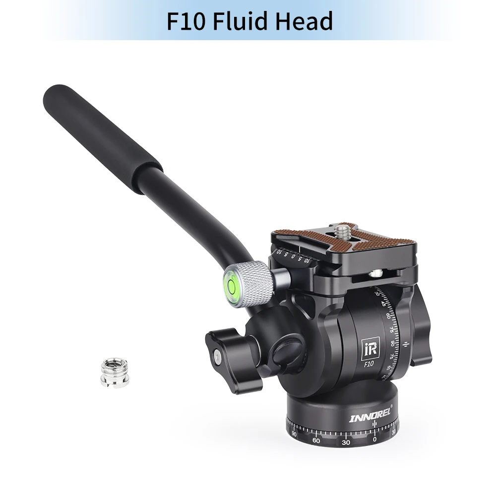 Innorel F10/F20 Mini Statief Vloeistof Hoofd Kantelkop, Metalen Camera Video Statief Hoofd Met Arca Zwitserse Q.R. Platen Voor Video Dslr Camera