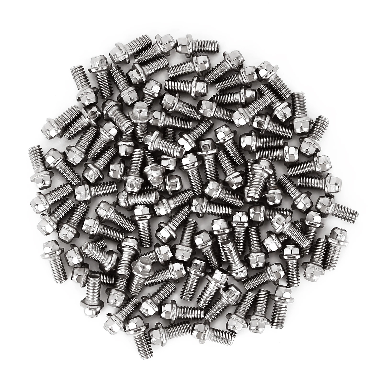 100Pcs M1.4 Stainless Steel Screws Hardware Fit 1.0inch Wheel Rims for 1/24 RC Car Crawler Axial SCX24 Upgrade Part