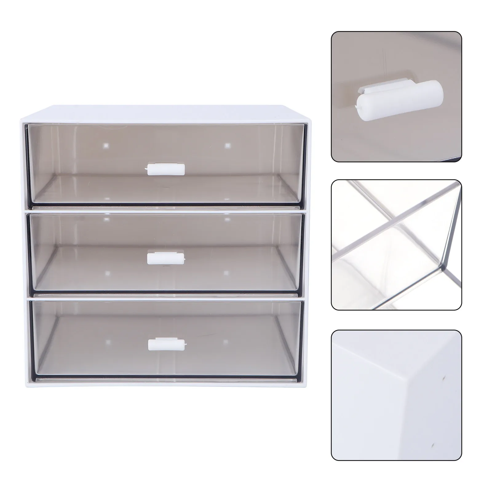 

Многофункциональный настольный органайзер с выдвижными ящиками для хранения косметики и канцелярских принадлежностей, 1 шт. – для аккуратного и эффективного организации рабочего пространства