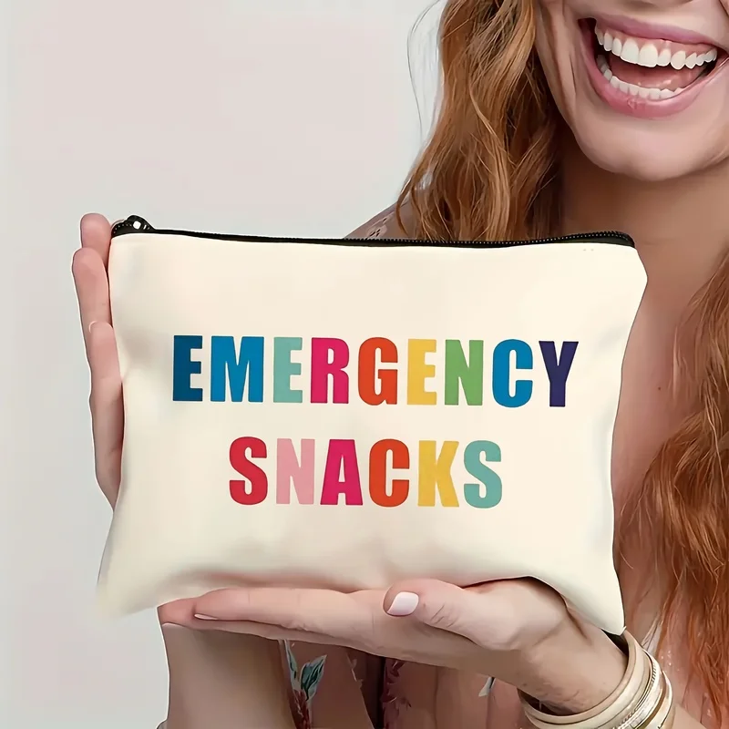 Minimalist style makeup bag、Emergency Candy Bag，Snack bag、Multi-purpose travel bag、Reusable storage bag，Travel supplies、Travel S